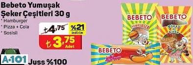 BEBETO YUMUŞAK ŞEKER BEBETO YUMUŞAK ŞEKER